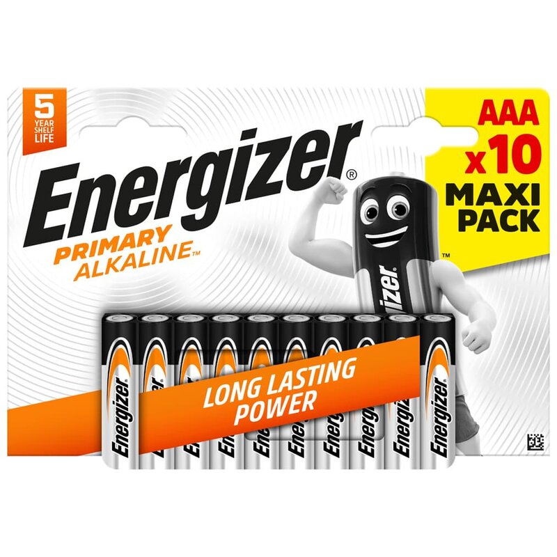 Seturi 10 baterii alcaline Energizer AAA r3 sau AA r6 baterie de 1,5 Volti